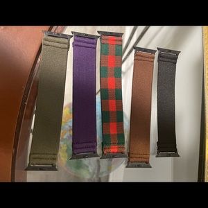 Bundle of 5 Iwatch bands.